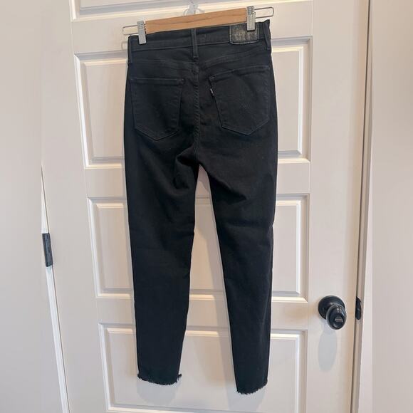 Levis Premium 724 High Rise Straight Crop Jeans - Picture 2 of 7